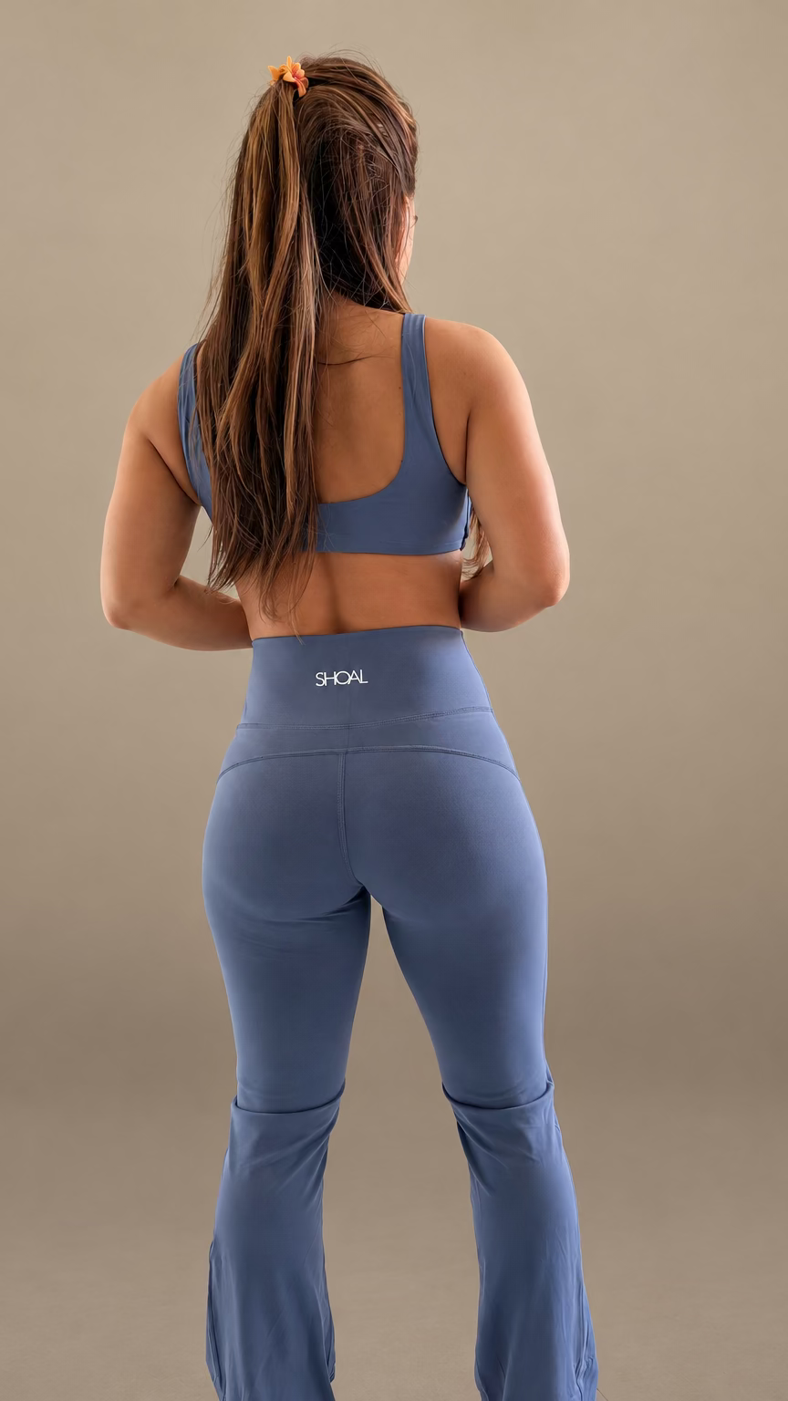 Serena Set color Dusty Blue, vista de espalda